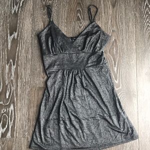 XS black/silver Arden B top
